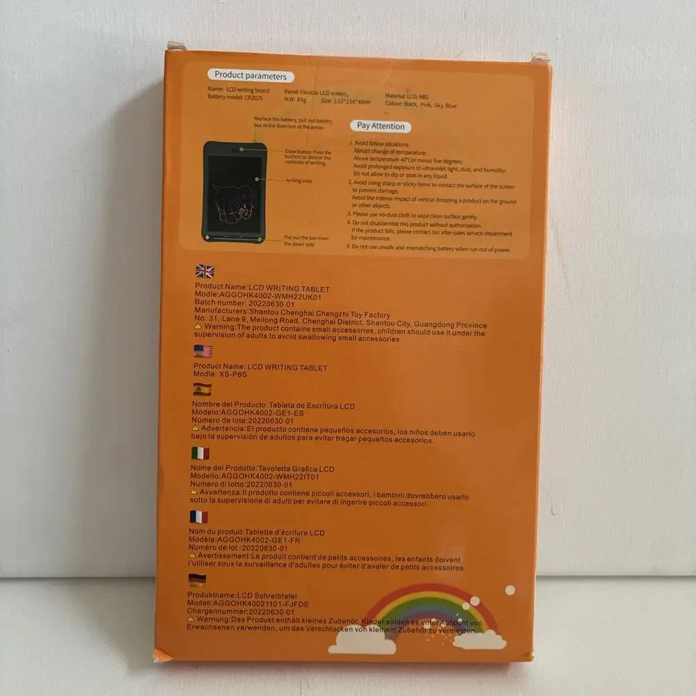 LCD Writing Board Tablet for Kids 9'' Inch Ages 3+ Boys Girls New